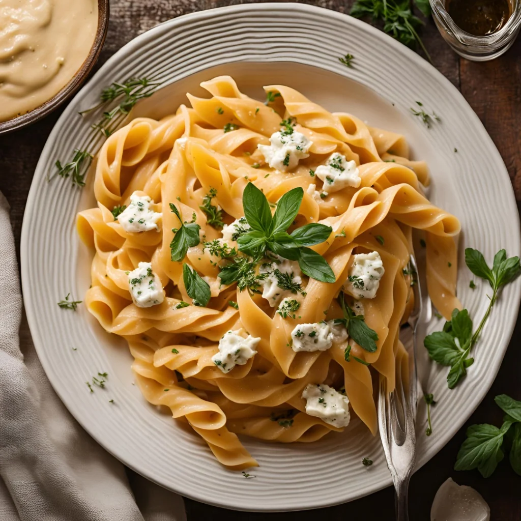 pasta con crema di zucca e philadelphia